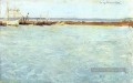 Vue port Valence 1895 aquascape impressionnisme Pablo Picasso
